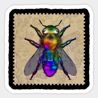 Bee Stamp Sticker